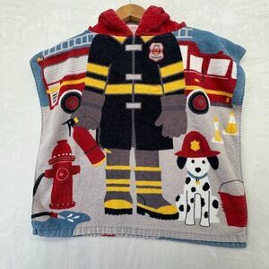 Boat House for Kids Firefighter‎ Bath Towel Hooded